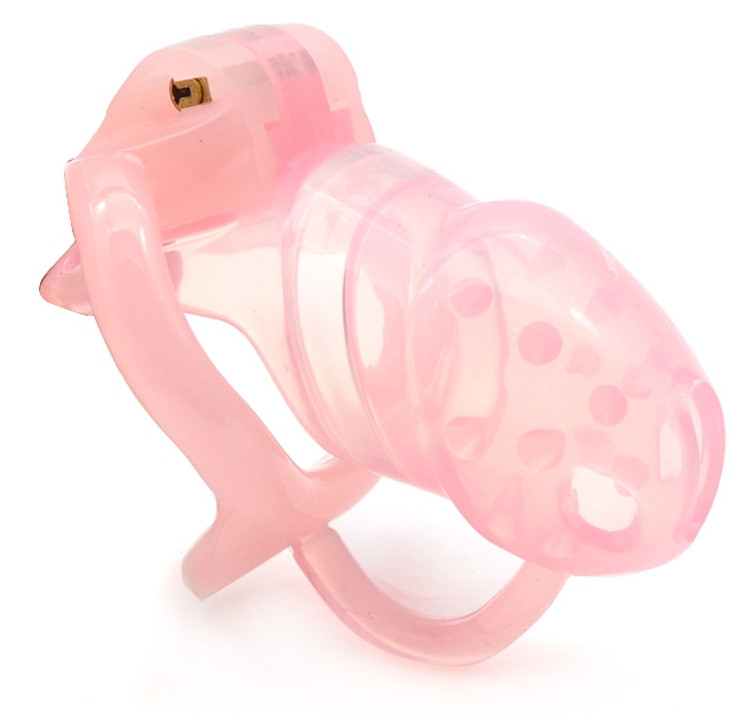 Prémium rózsaszín kényszerzár - Barby tüskékkel 9 x 3,1 cm