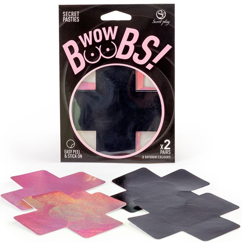 SECRET PLAY - WOW BOOBS! – csábító mellbimbó takarók