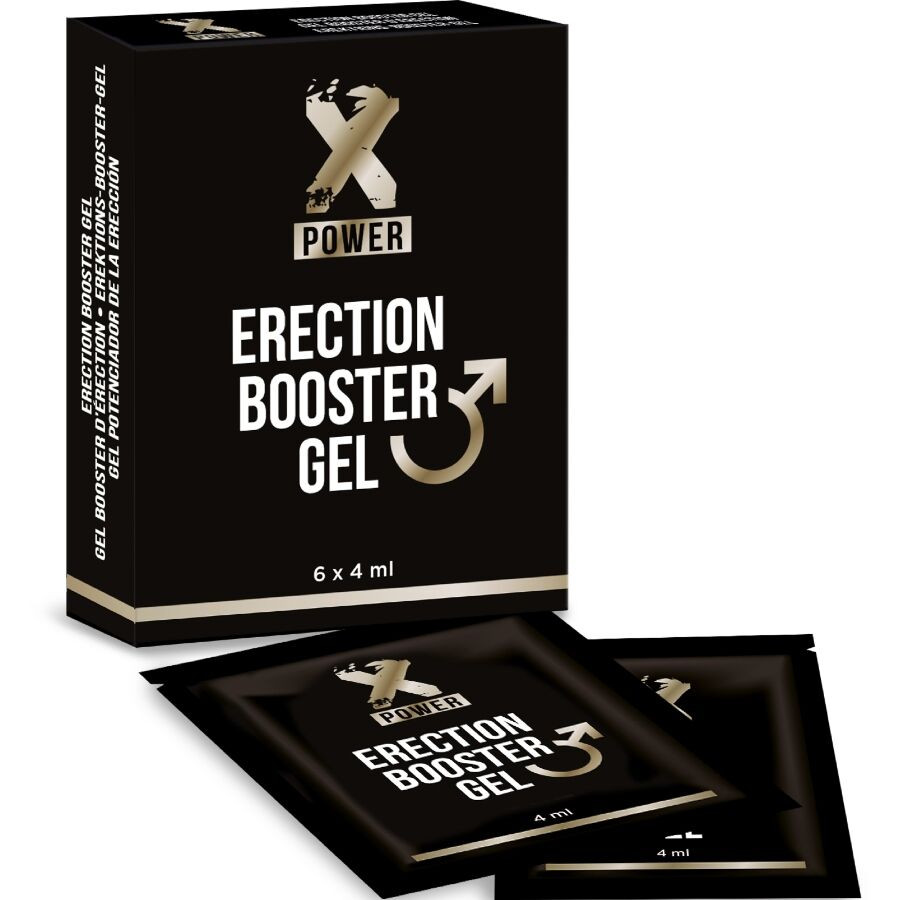 XPOWER - Ereccion fokozó zselé 6 x 4 ml