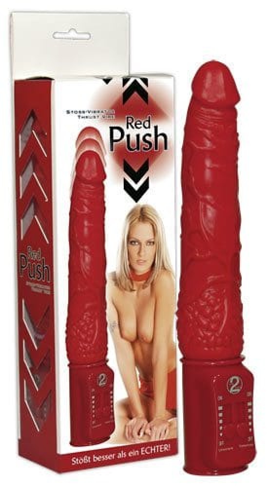 Red Push Vibrator