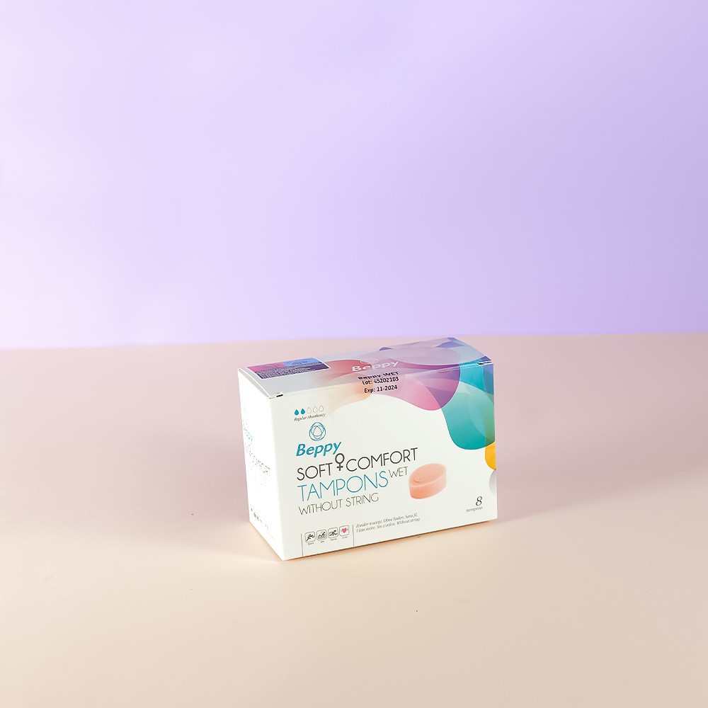 Beppy  Tampon WET - Lubricated sponge tampon - 8 pieces