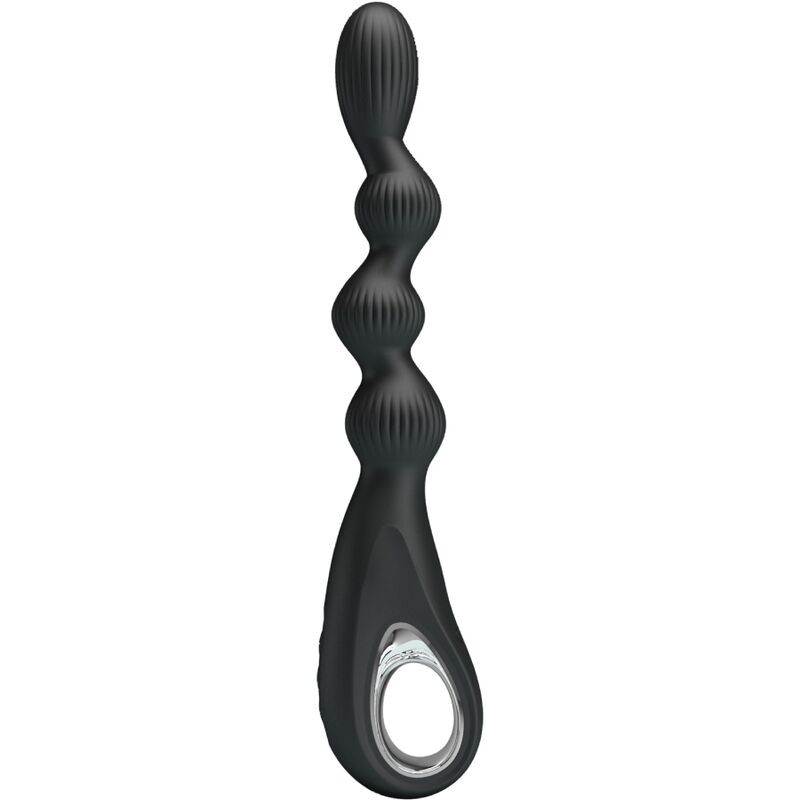 PRETTY LOVE - fekete anál vibrátor 12 vibrációval