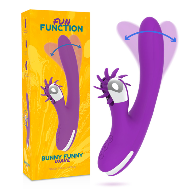FUN FUNCTION Bunny Funny Wave 2.0 – érzéki vízálló vibrátor