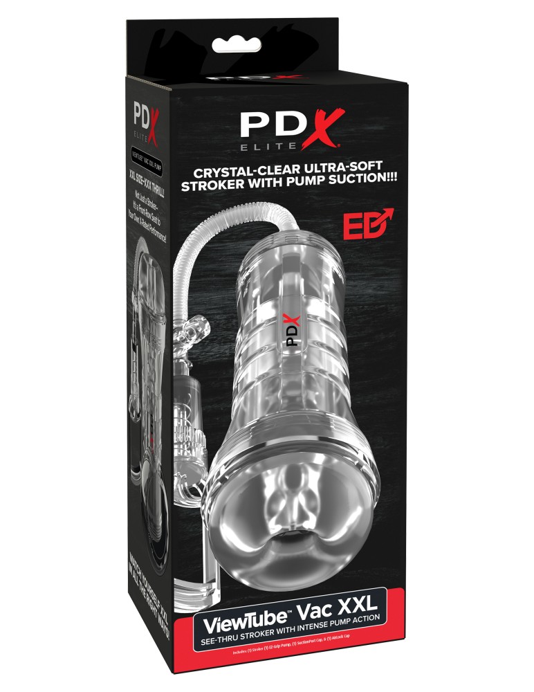 ViewTube Vac XXL Pump See-Thru EZ-Grip Pump Stroker