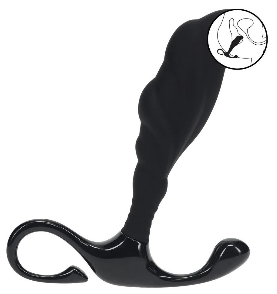 Prémium Rippled – prosztata stimuláló vibrátor 8 cm