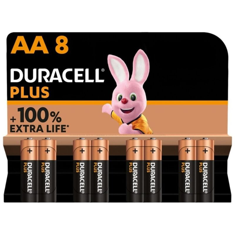 Duracell Plus Power AA – 8 db prémium alkáli elem