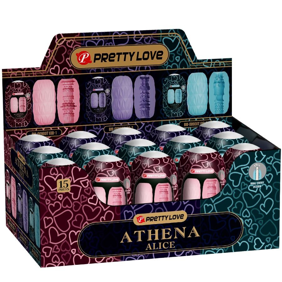 Pretty Love - Athena Alice Pack – 15 különböző férfi maszturbátor