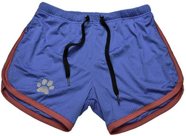 Paw Shorts – kényelmes sportos rövidnadrág kék-pirosban