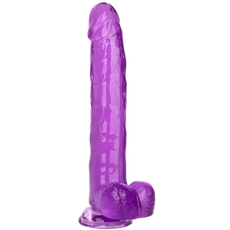 CALEXOTICS - prémium dildó, 25,5 cm - Lila méretkirálynő