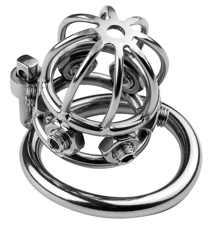 Spike Cock – fém büntető ketrec 6 x 3.2 cm