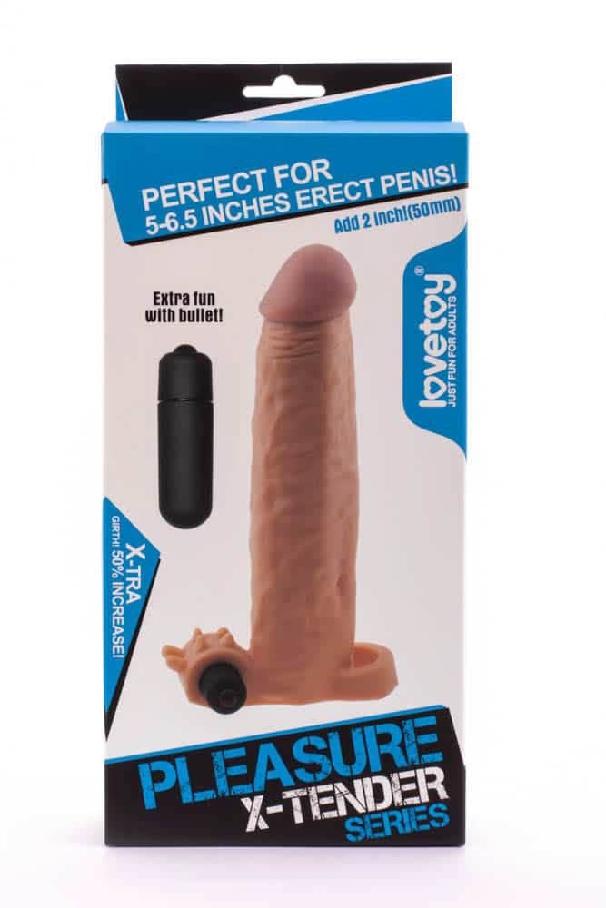Pleasure X-Tender Vibrating Penis Sleeve #4_B0O50_3