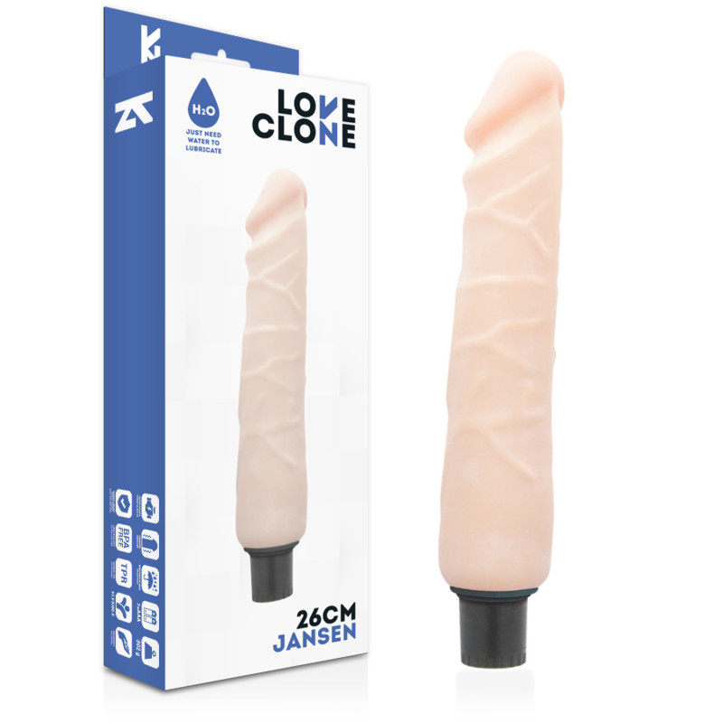 LOVECLONE – önkenő prémium vibrátor 26 cm hosszú