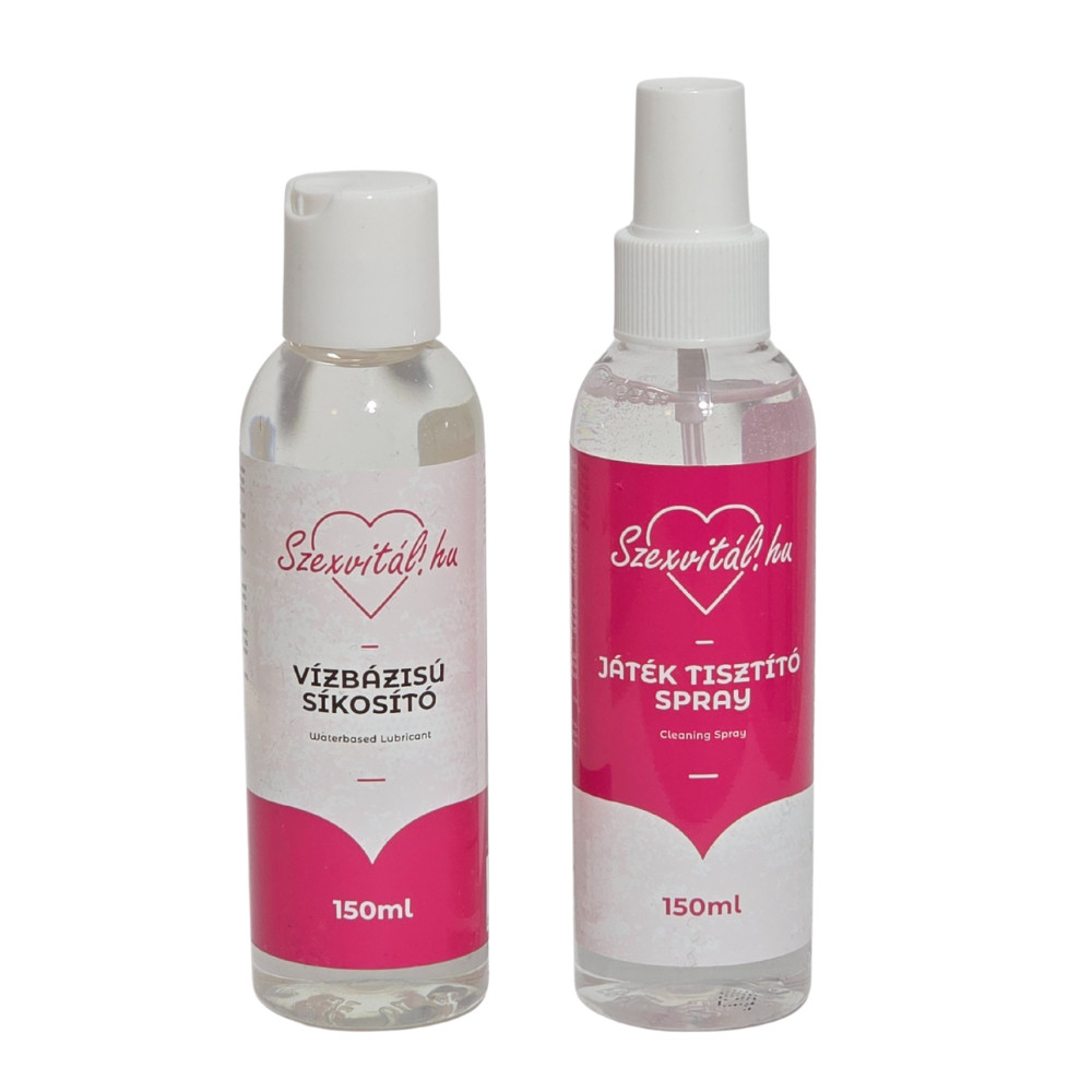 Szexvitál Alap szett (Síkosító + Tisztító spray) - 2x150 ml