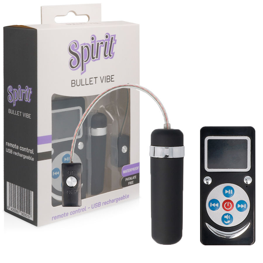 SPIRIT - prémium fekete bullet vibrátor