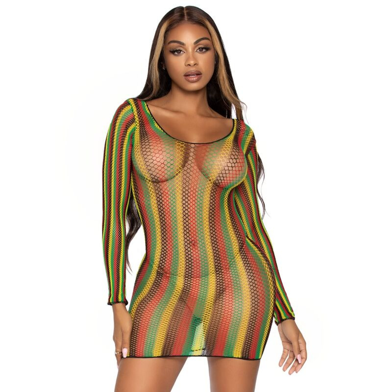 Leg Avenue - Rasta mini ruha egy méretben
